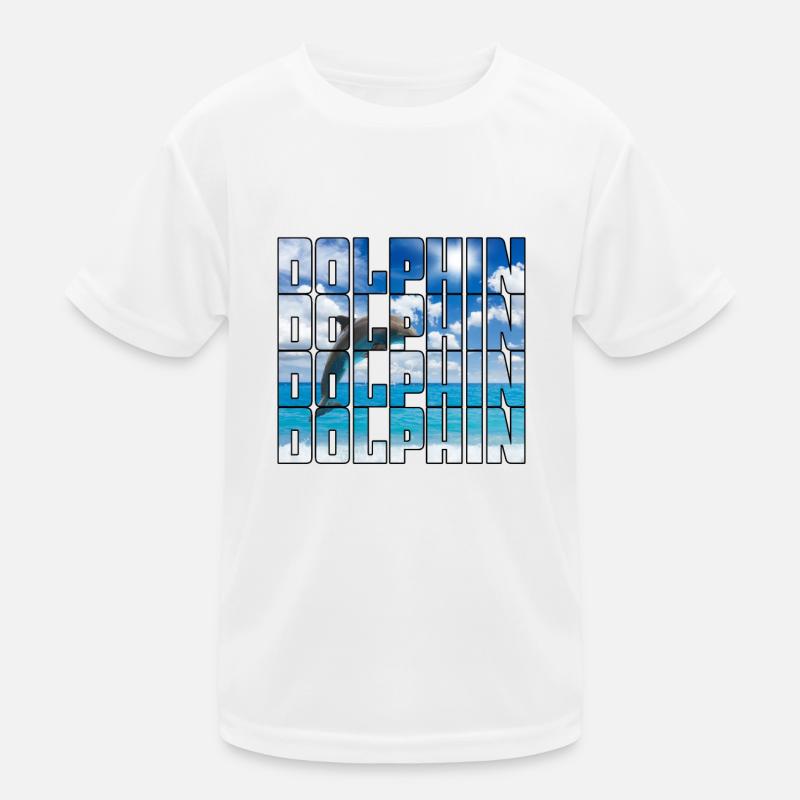 Delfin Kinder Funktions-T-Shirt