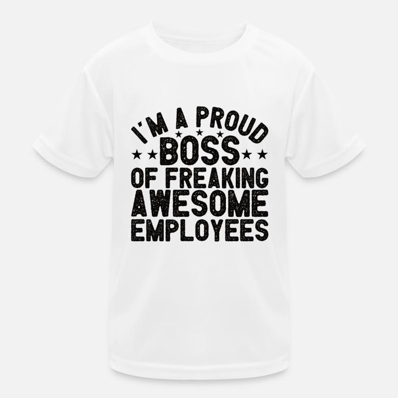 Bester Geschäftsführer Mitarbeiter Unternehmer Kinder Funktions-T-Shirt