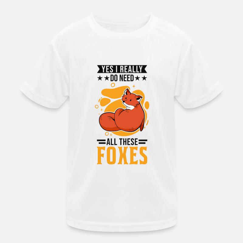 Yes I really do need all these Foxes Fuchs T-shirt sport Enfant
