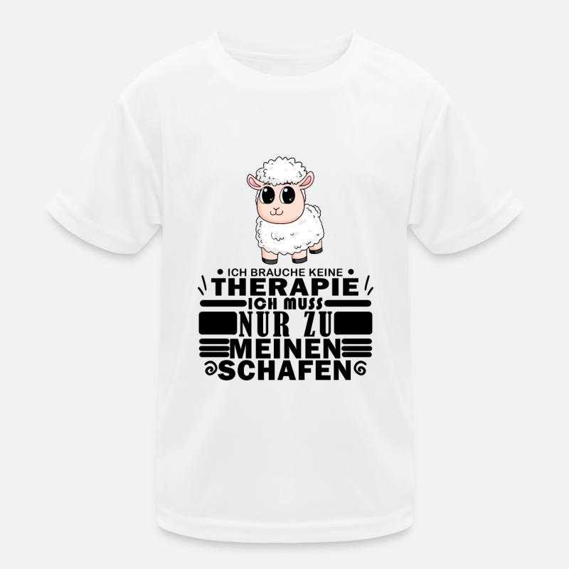 Schafe Schaf Schafzüchter Geschenk Kinder Funktions-T-Shirt