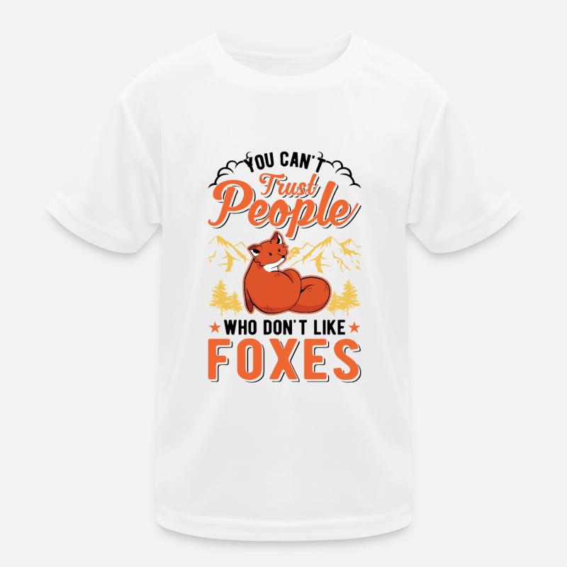 Fuchs Geschenk Rotfuchs Kinder Funktions-T-Shirt