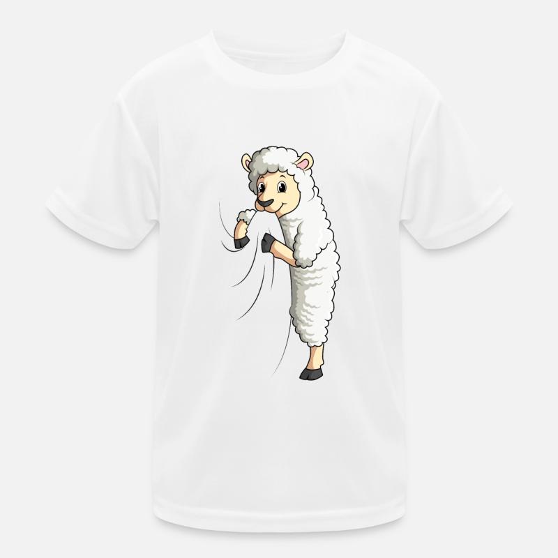 Schaf Kinder Funktions-T-Shirt
