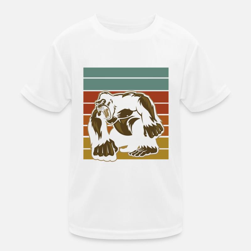 Gorilla Kinder Funktions-T-Shirt
