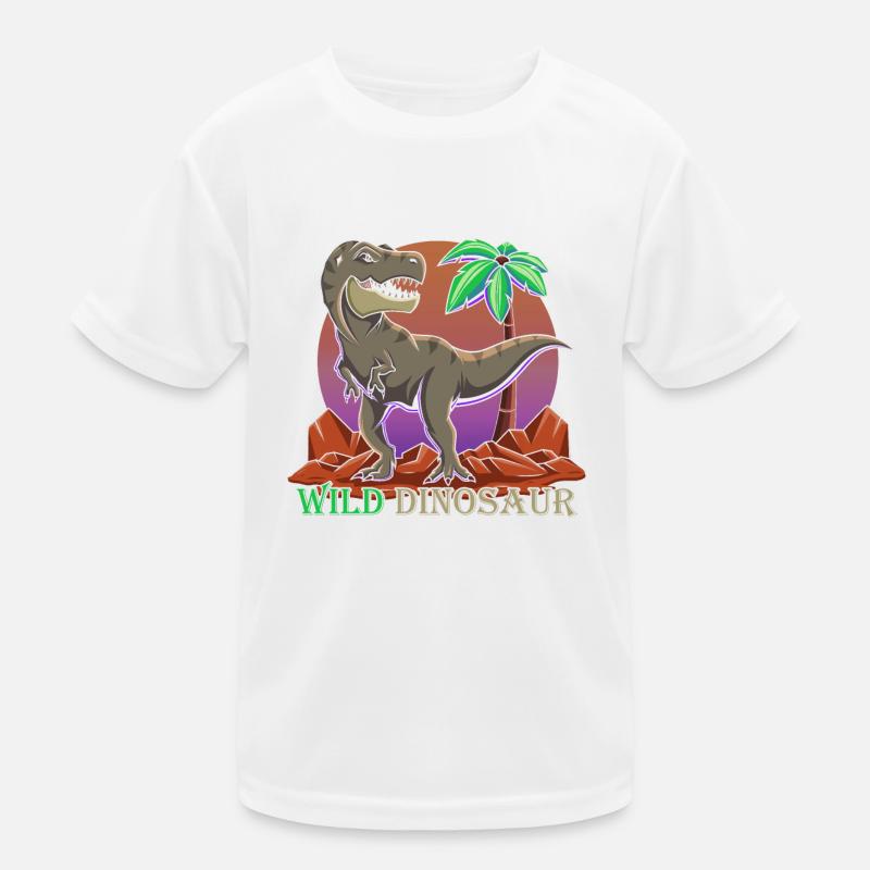Dino Kinder Funktions-T-Shirt