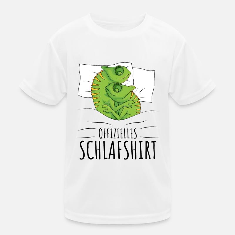 Chamäleon Kinder Funktions-T-Shirt