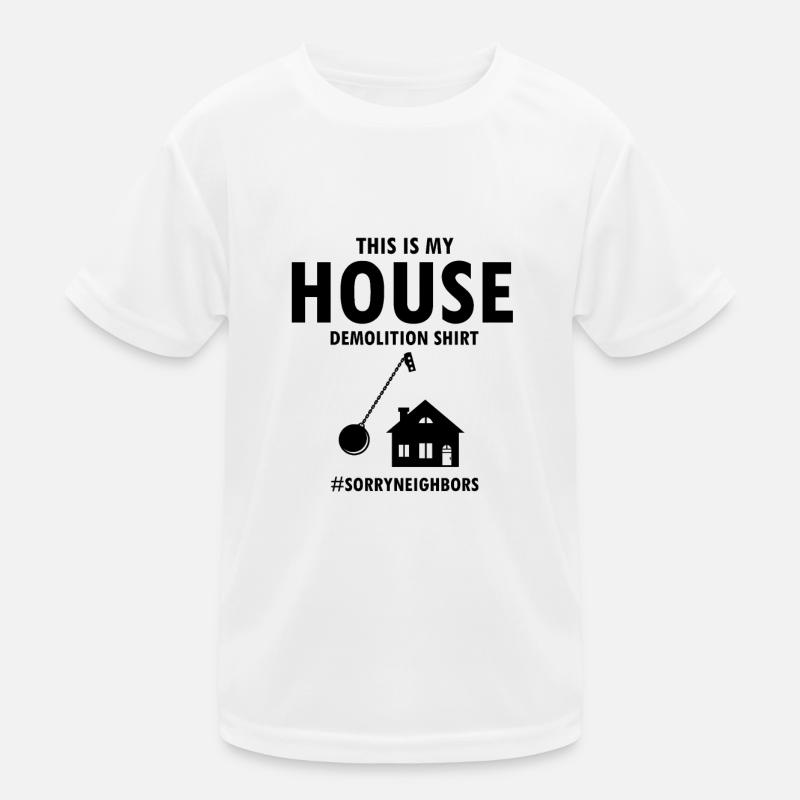 Démolition et rénovation de maisons T-shirt sport Enfant