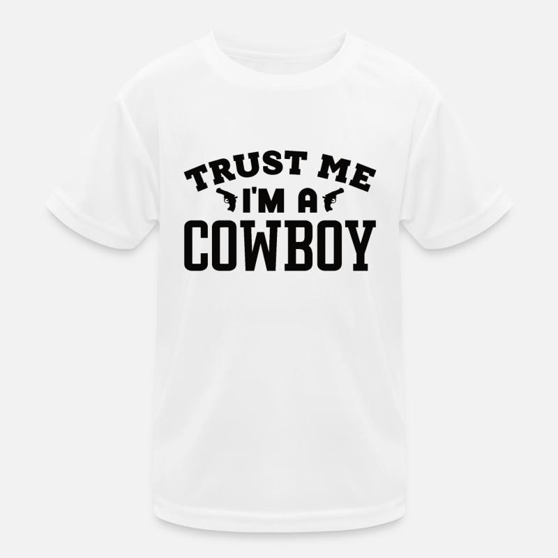 Cowboy Kinder Funktions-T-Shirt