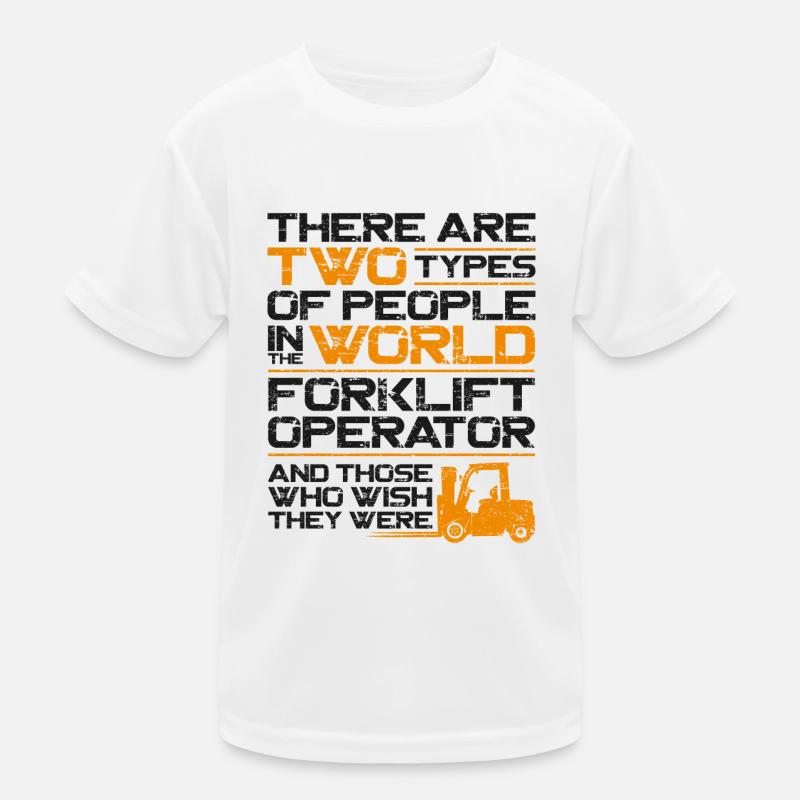 Certified Forklift Truck Operator Kinder Funktions-T-Shirt