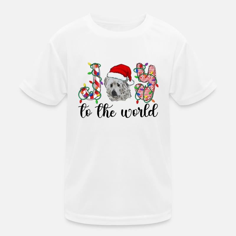 Great Pyrenees Weihnacht Goldener Hunde Geschenk Kinder Funktions-T-Shirt