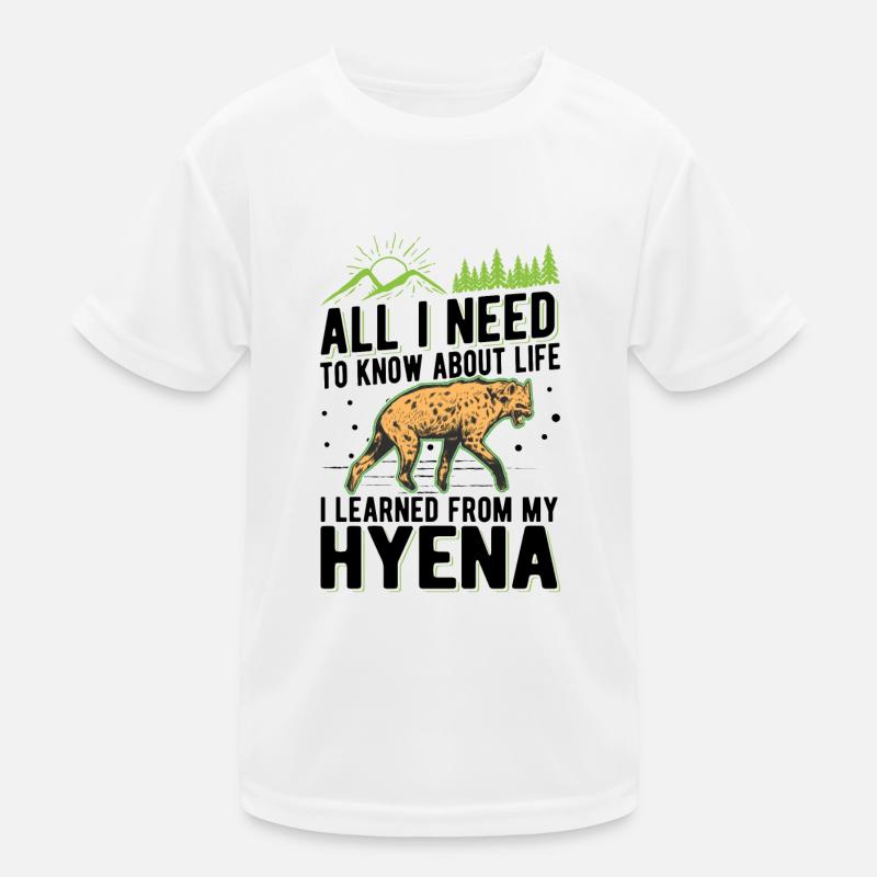 Hyena Gift Aardwolf Hyena Kids Functional T-Shirt