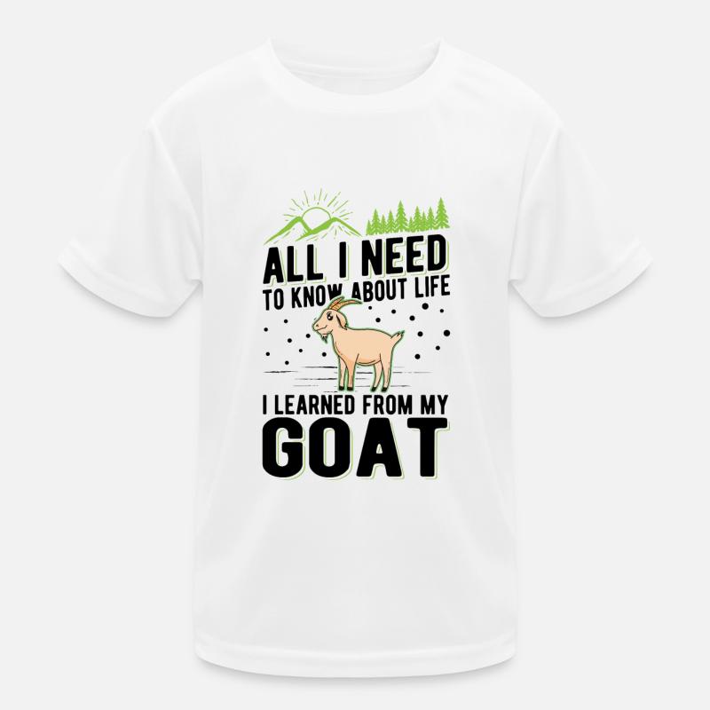 Goats Gift Goat Host Goat Kids Functional T-Shirt