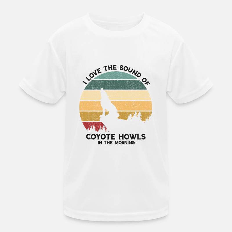 Conception de coyote pour les réacteurs de coyote T-shirt sport Enfant