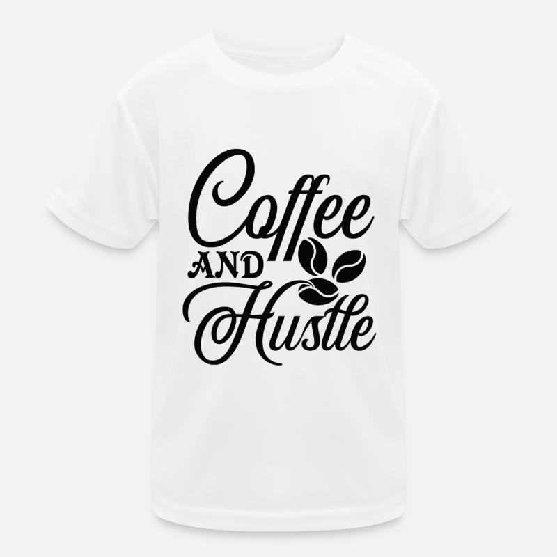Kaffee Arbeit Morgen Arbeit Geschenk Kinder Funktions-T-Shirt