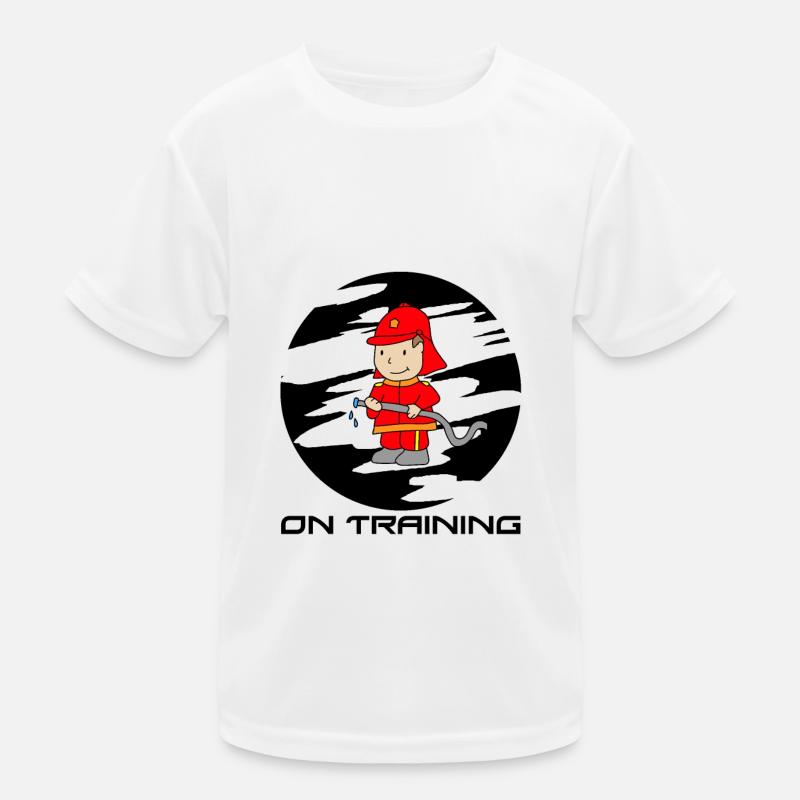Feuerwehrmann Kinder Funktions-T-Shirt