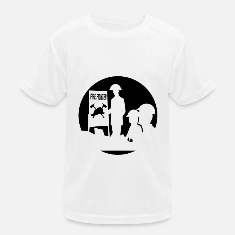 Feuerwehrmann Kinder Funktions-T-Shirt