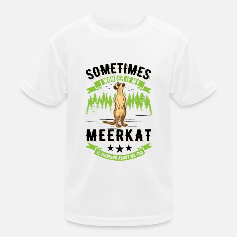 Erdmännchen Surikat Meerkat Kinder Funktions-T-Shirt