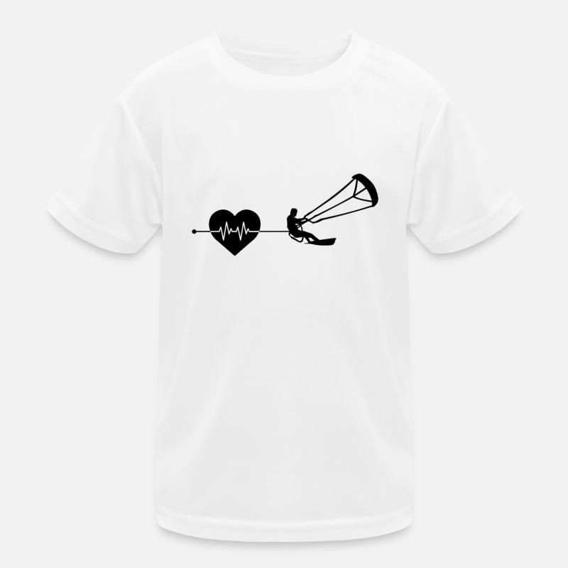 battement de cœur du kite surf T-shirt sport Enfant