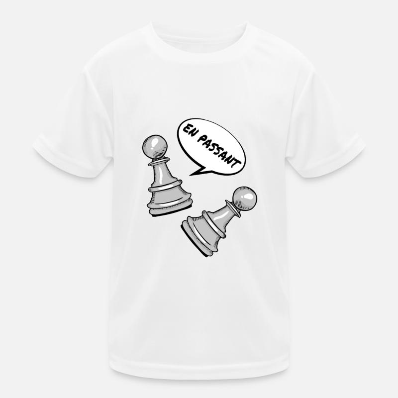Schach en passant Kinder Funktions-T-Shirt