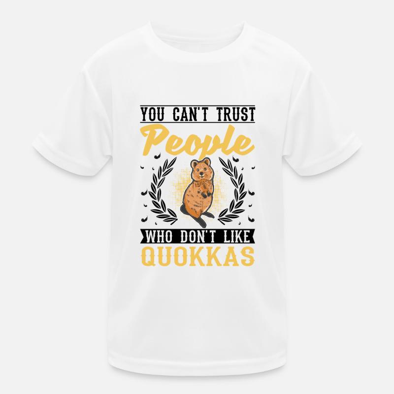 Quokka Gift Short-tailed Kangaroo Kids Functional T-Shirt