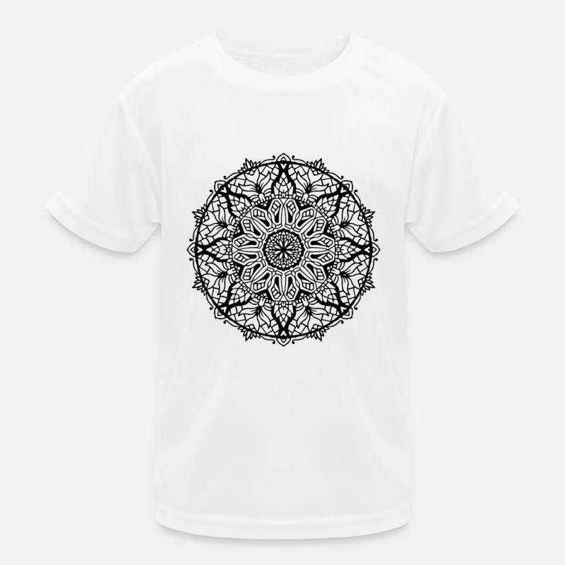 Fleur Mandala T-shirt sport Enfant