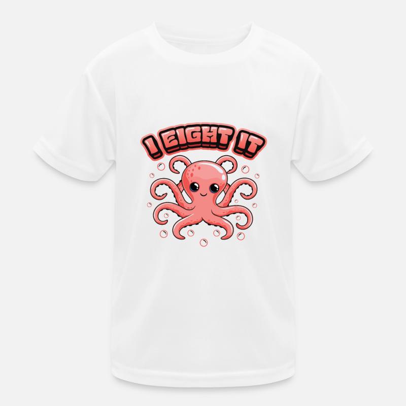 I Huit Il Octopi 8 Bras Ocotpus T-shirt sport Enfant