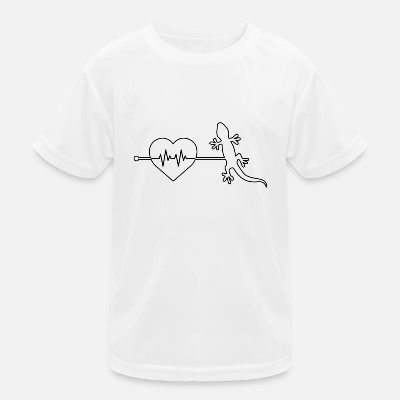 Lizard heartbeat Kids Functional T-Shirt