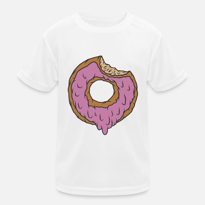 Donut angebissen Kinder Funktions-T-Shirt