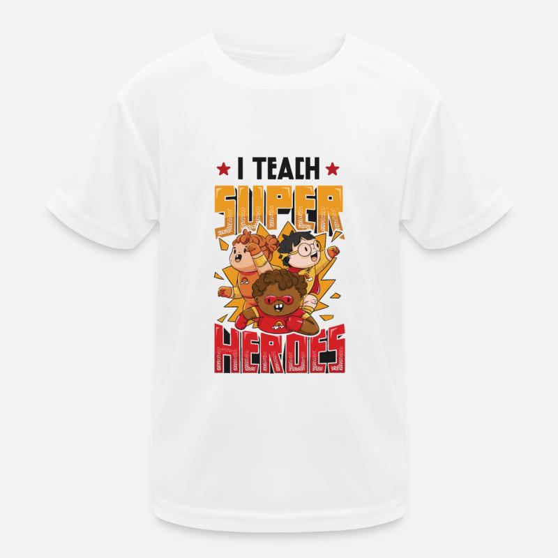 Ich Unterrichte Superhelden Kinder Funktions-T-Shirt
