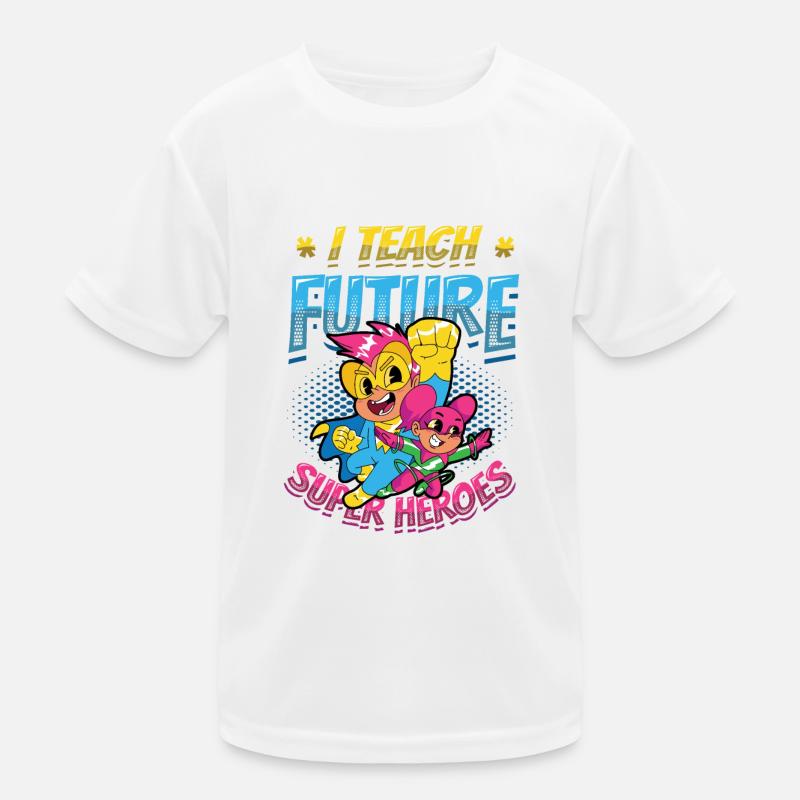 Ich Unterrichte Superhelden Kinder Funktions-T-Shirt