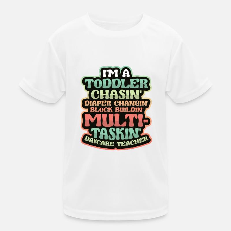 Kleinkind Jagt Windel Wechselnde Tagesmutter Kinder Funktions-T-Shirt