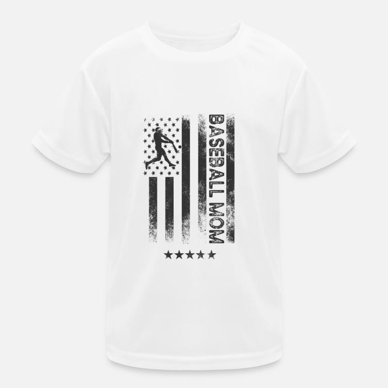 Drapeau des États-Unis - Baseball Mother T-shirt sport Enfant