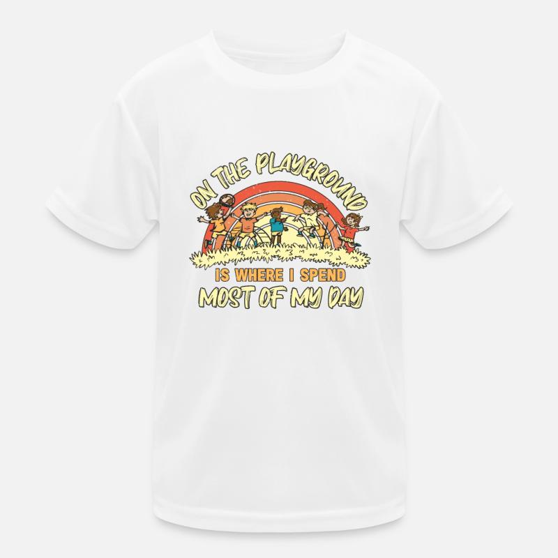 Primary School Teacher Kindergarten Educator Kids Functional T-Shirt