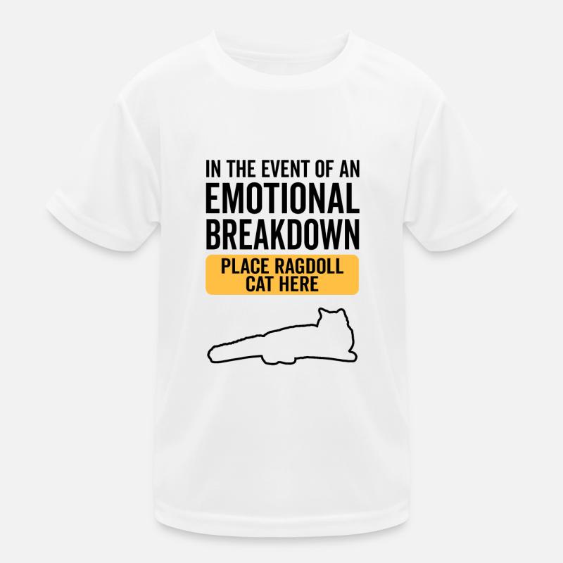 Emotional - Ragdoll Cat Kids Functional T-Shirt