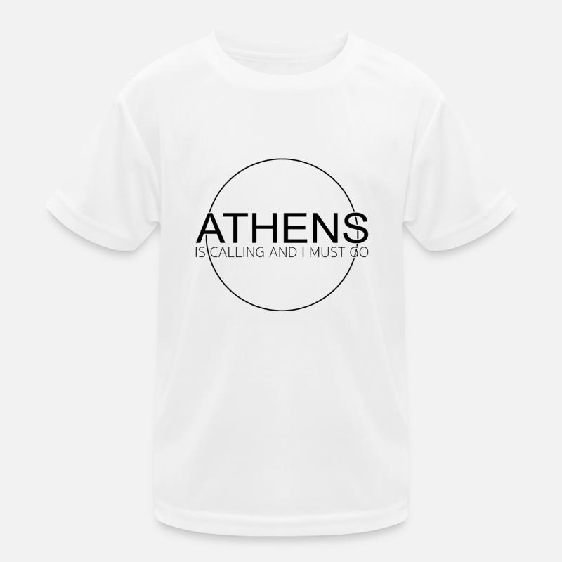 Athen Spruch Kinder Funktions-T-Shirt