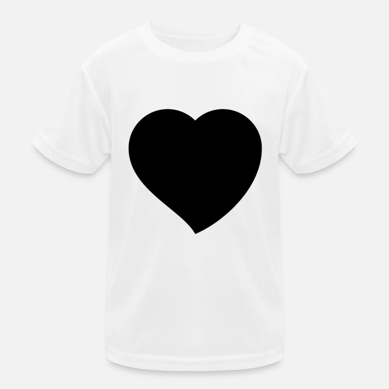 Herz Kinder Funktions-T-Shirt