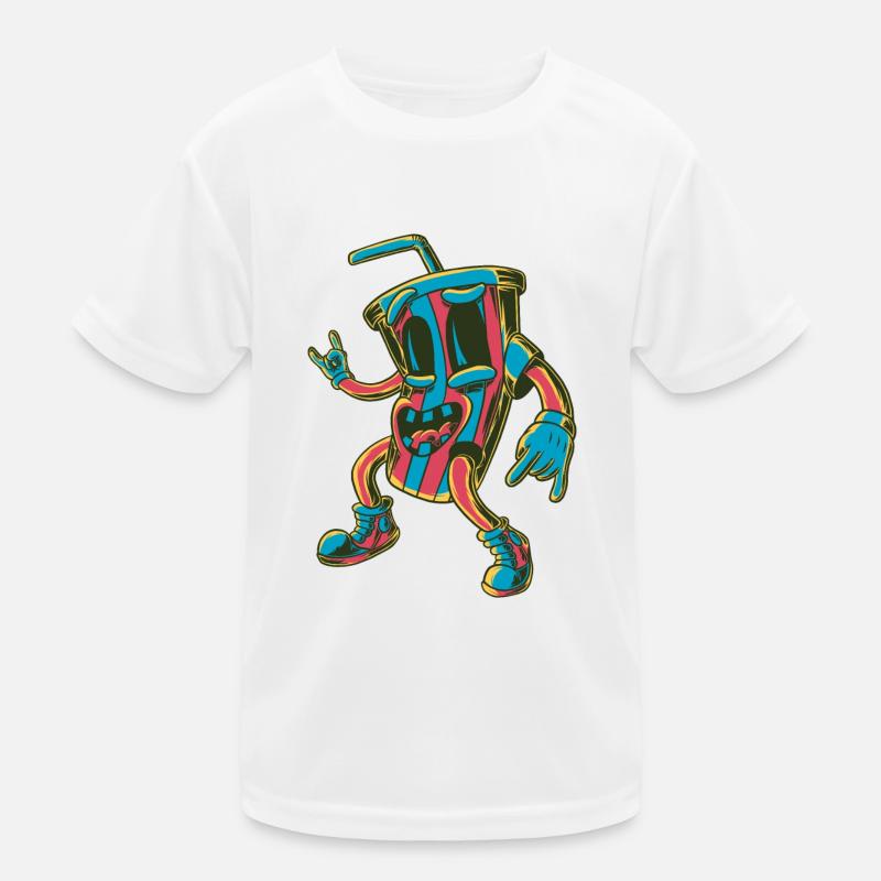Trinkbecher Kinder Funktions-T-Shirt