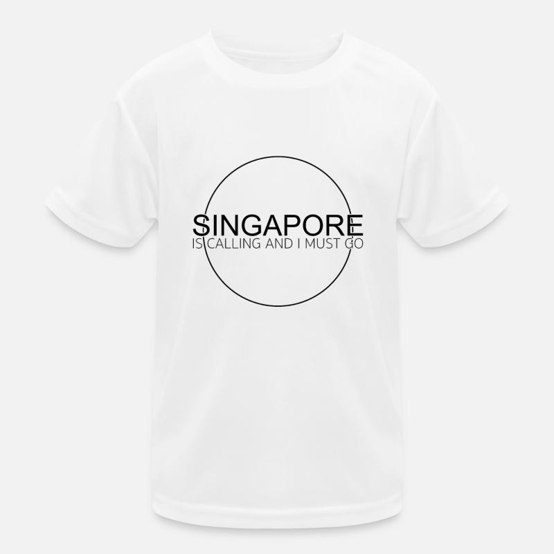 Singapur Spruch Kinder Funktions-T-Shirt