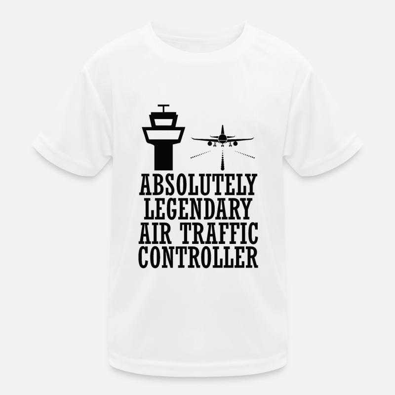 Air traffic controller Tower controller Flight attendants Kids Functional T-Shirt
