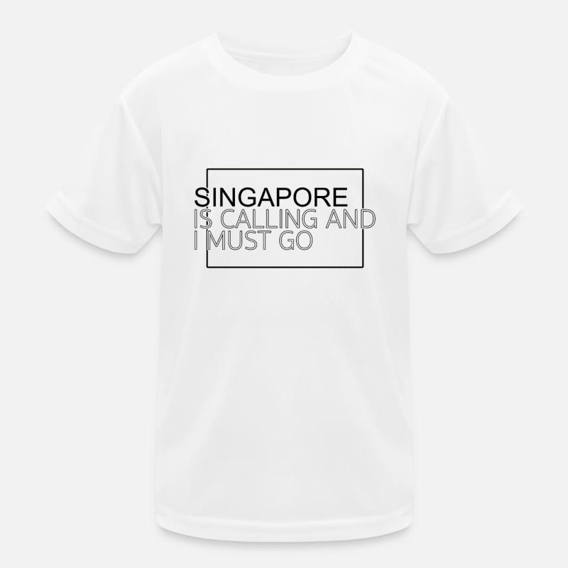 Singapur Spruch Kinder Funktions-T-Shirt