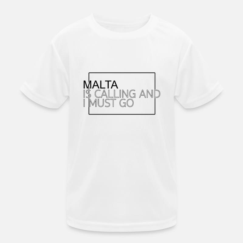 Malta Spruch Kinder Funktions-T-Shirt