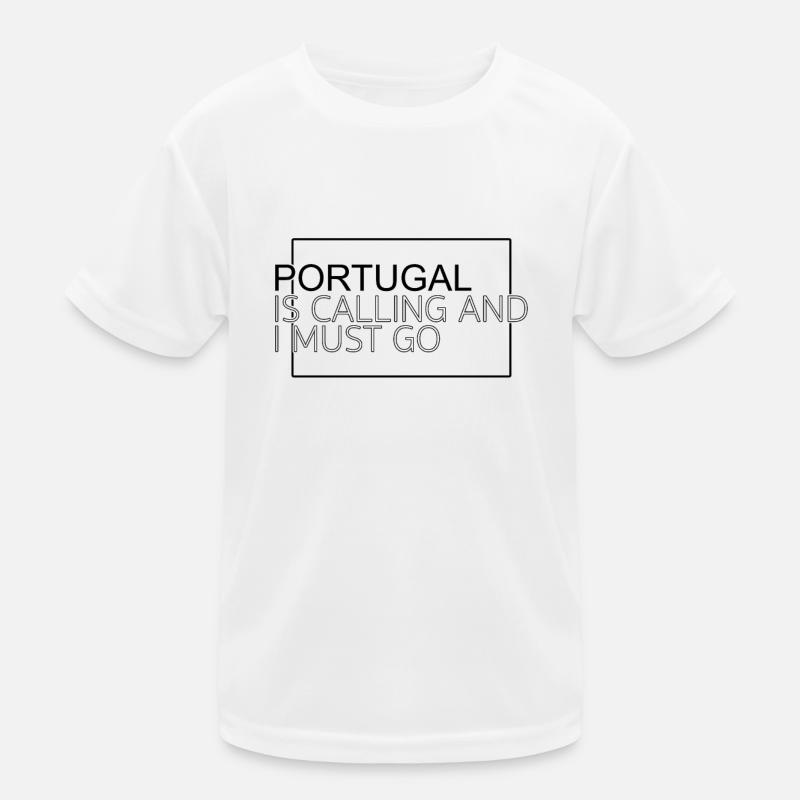 Portugal Spruch Kinder Funktions-T-Shirt