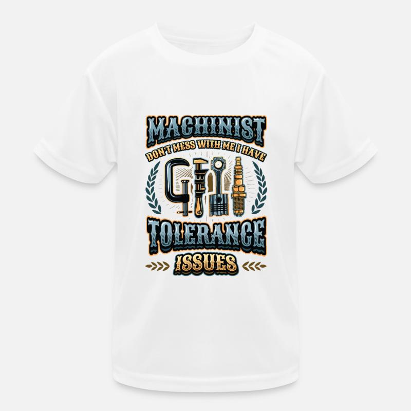 Machine operators have tolerance problems Kids Functional T-Shirt