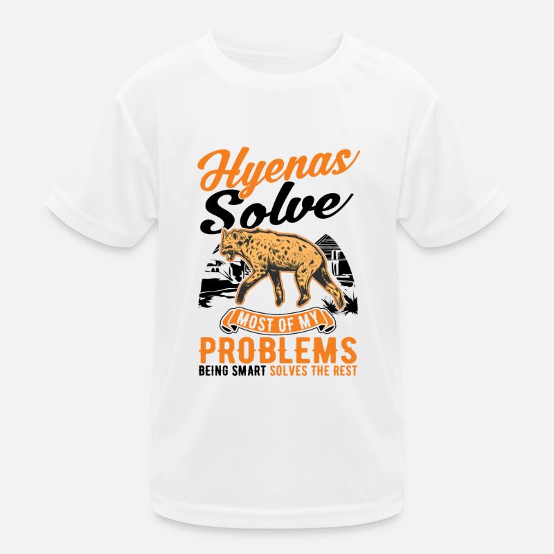 Hyäne Geschenk Erdwolf Hyena Kinder Funktions-T-Shirt