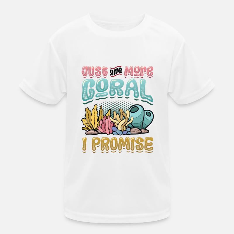 Nur Noch Eine Koralle Verspreche Ich, Riffbecken Kinder Funktions-T-Shirt