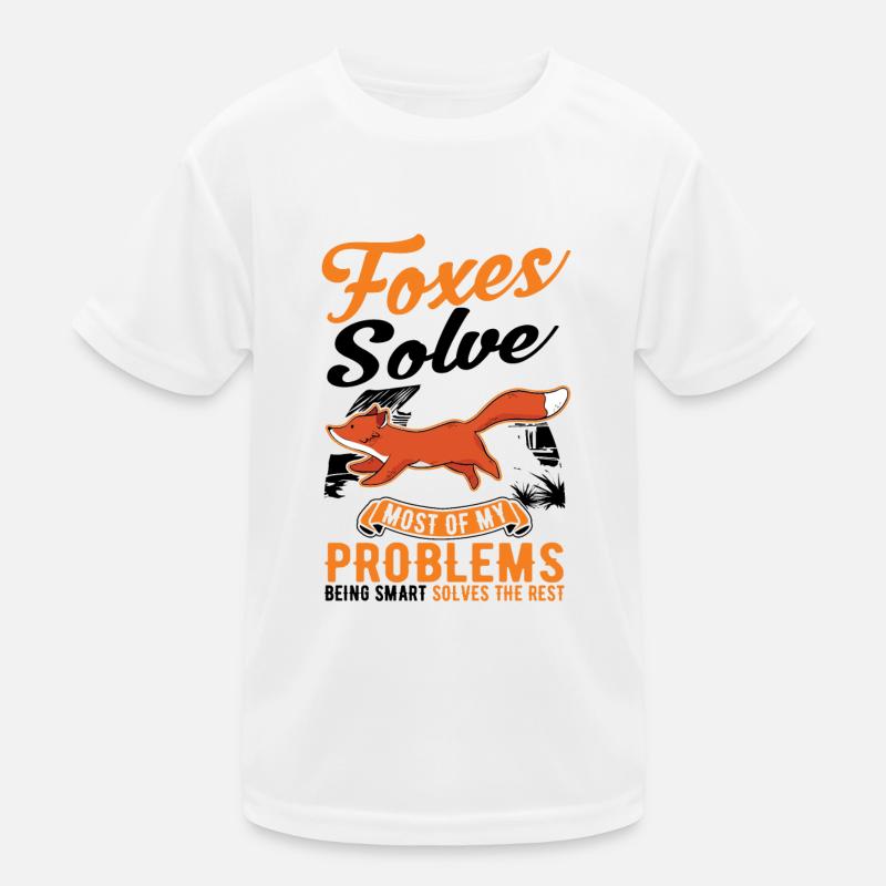 Fuchs Geschenk Rotfuchs Kinder Funktions-T-Shirt