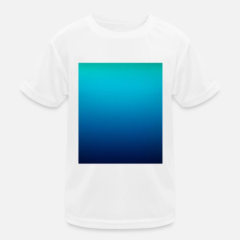 Deep ocean gradient color Kids Functional T-Shirt