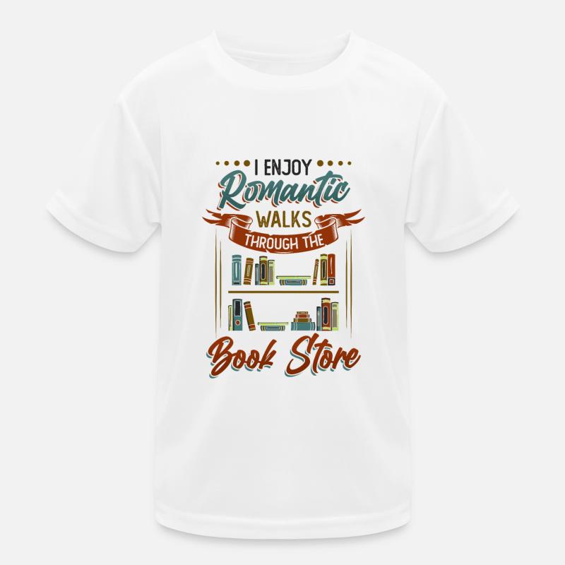 Romantische Spaziergänge Durch Den Buchladen Kinder Funktions-T-Shirt