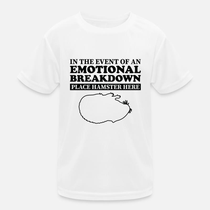 Emotional - Papa Mama Hamster Kids Functional T-Shirt