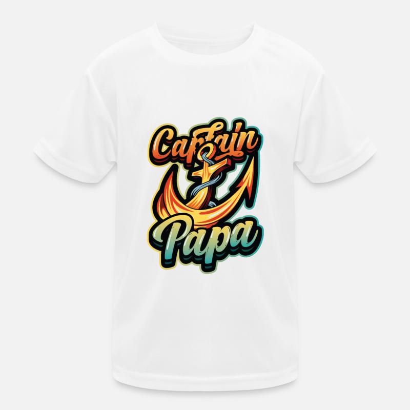 Capitaine Papa Boating T-shirt sport Enfant