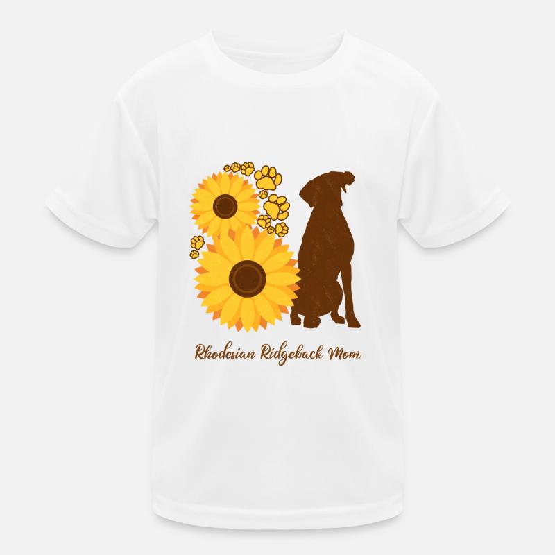 Mère tournesol - Rhodesian Ridgeback T-shirt sport Enfant